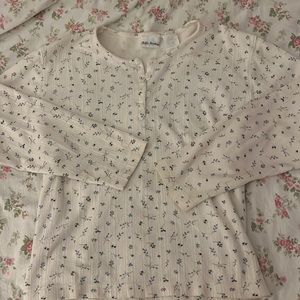 large floral long sleeve